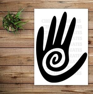*2 for $20* Tribal Hand vinyl decal Sticker Handcrafted